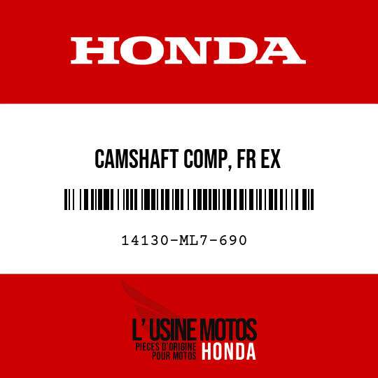 image de 14130-ML7-690 CAMSHAFT COMP, FR EX