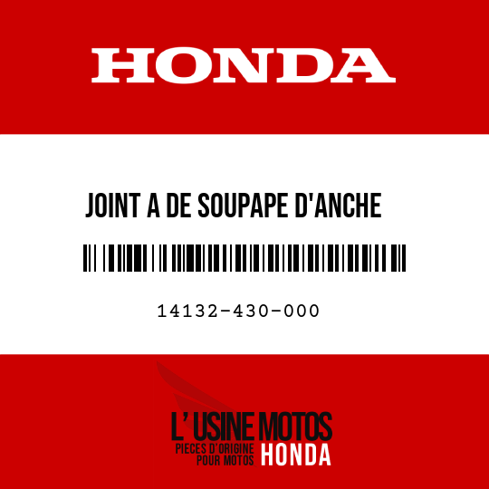 image de 14132-430-000 JOINT A DE SOUPAPE D'ANCHE