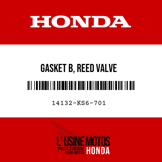 image de 14132-KS6-701 GASKET B, REED VALVE