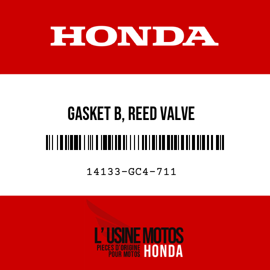 image de 14133-GC4-711 GASKET B, REED VALVE