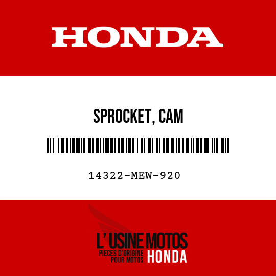 image de 14322-MEW-920 SPROCKET, CAM