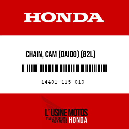 image de 14401-115-010 CHAIN, CAM (DAIDO) (82L)