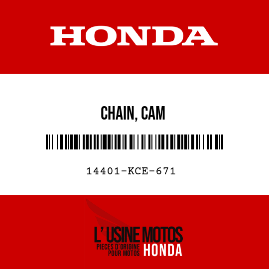 image de 14401-KCE-671 CHAIN, CAM