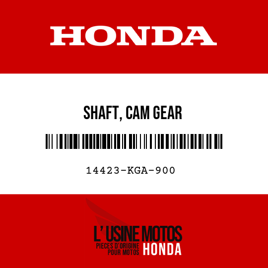 image de 14423-KGA-900 SHAFT, CAM GEAR