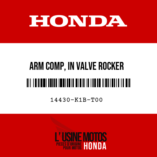 image de 14430-K1B-T00 ARM COMP, IN VALVE ROCKER