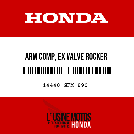 image de 14440-GFM-890 ARM COMP, EX VALVE ROCKER