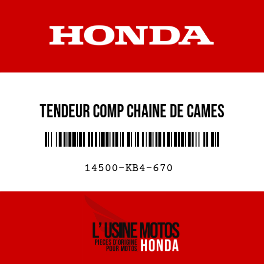 image de 14500-KB4-670 TENDEUR COMP CHAINE DE CAMES