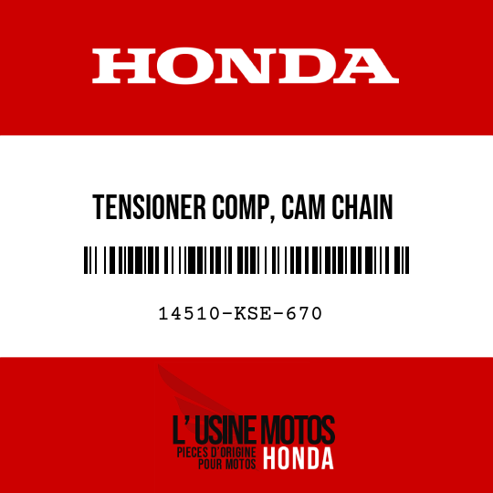 image de 14510-KSE-670 TENSIONER COMP, CAM CHAIN