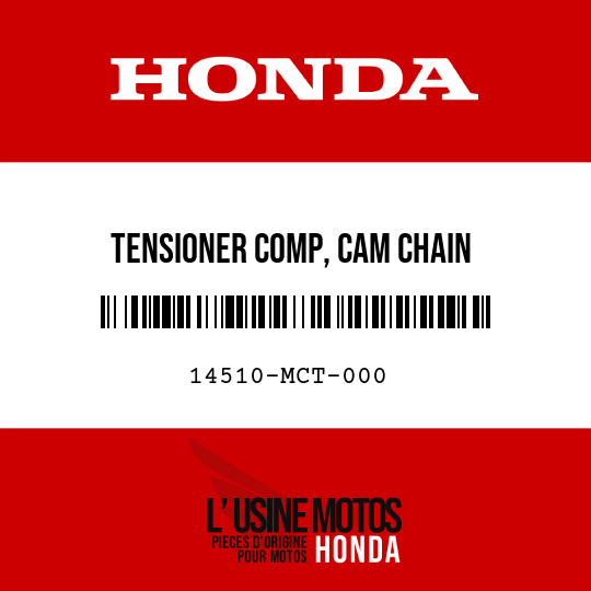 image de 14510-MCT-000 TENSIONER COMP, CAM CHAIN