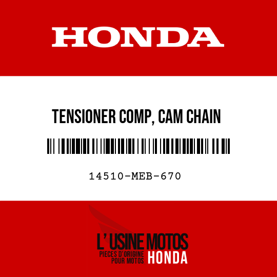 image de 14510-MEB-670 TENSIONER COMP, CAM CHAIN