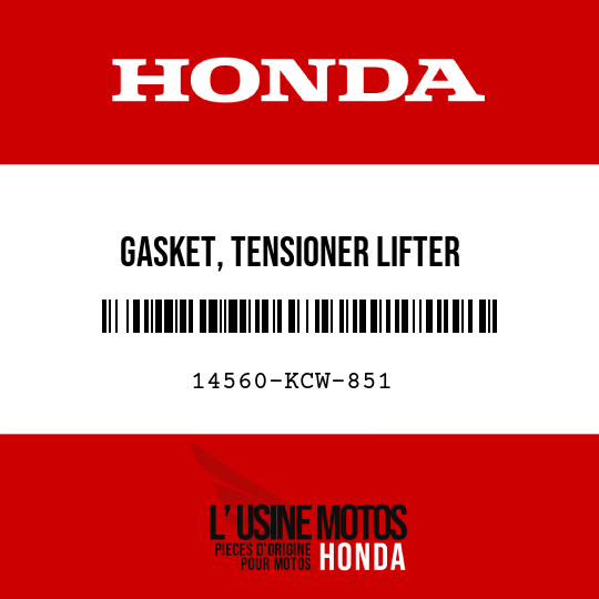image de 14560-KCW-851 GASKET, TENSIONER LIFTER