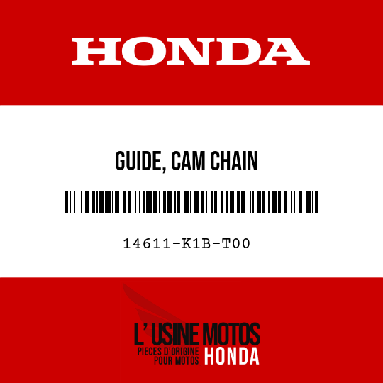 image de 14611-K1B-T00 GUIDE, CAM CHAIN