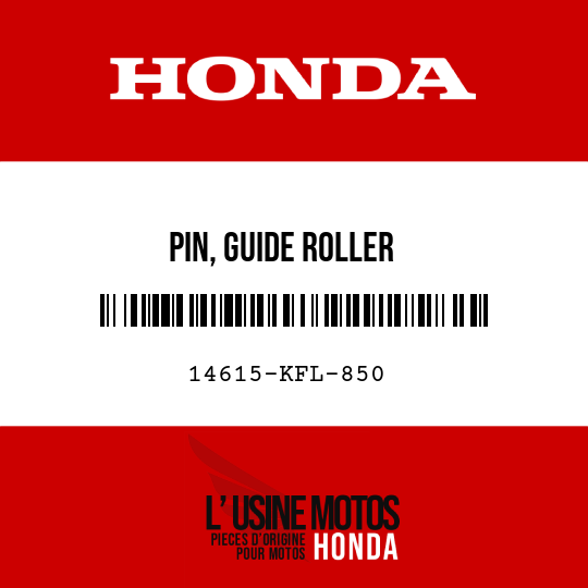 image de 14615-KFL-850 PIN, GUIDE ROLLER