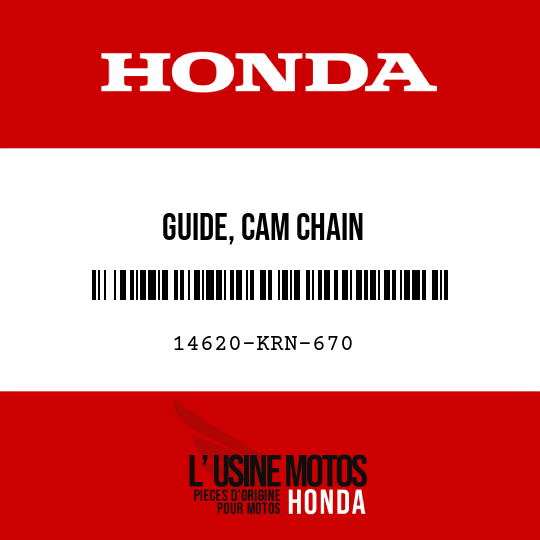 image de 14620-KRN-670 GUIDE, CAM CHAIN