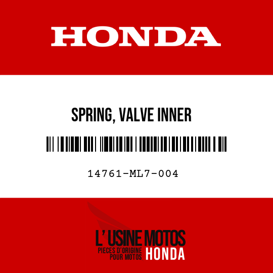 image de 14761-ML7-004 SPRING, VALVE INNER