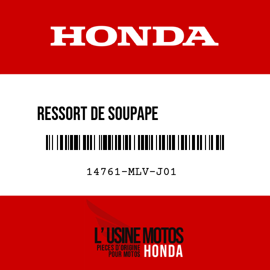 image de 14761-MLV-J01 RESSORT DE SOUPAPE            D'ECHPPEMENT