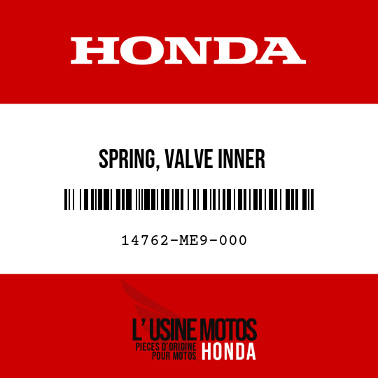image de 14762-ME9-000 SPRING, VALVE INNER