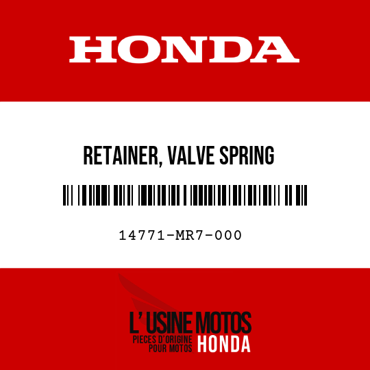image de 14771-MR7-000 RETAINER, VALVE SPRING