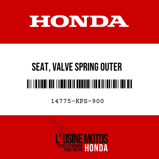 image de 14775-KPS-900 SEAT, VALVE SPRING OUTER