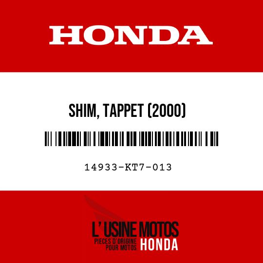 image de 14933-KT7-013 SHIM, TAPPET (2000)