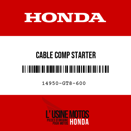 image de 14950-GT8-600 CABLE COMP STARTER