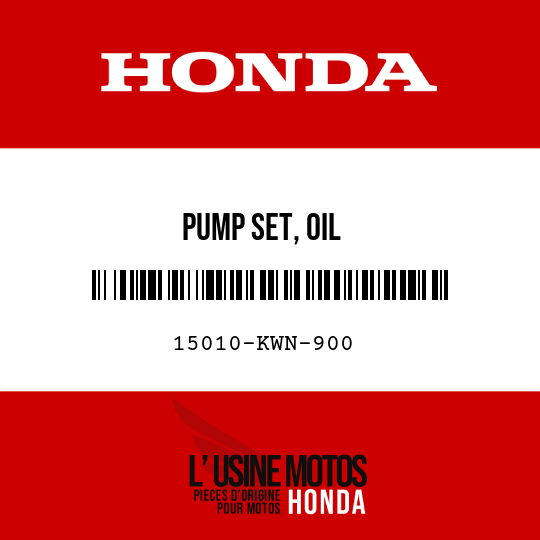 image de 15010-KWN-900 PUMP SET, OIL