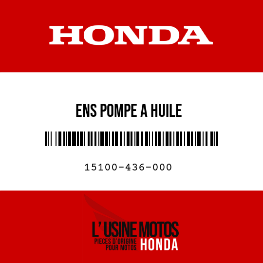 image de 15100-436-000 ENS POMPE A HUILE