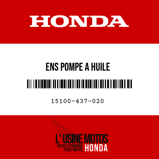 image de 15100-437-020 ENS POMPE A HUILE