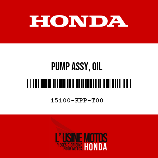 image de 15100-KPP-T00 PUMP ASSY, OIL