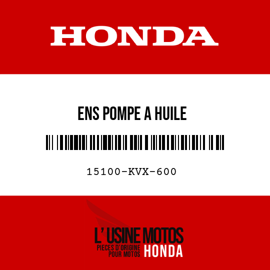 image de 15100-KVX-600 ENS POMPE A HUILE