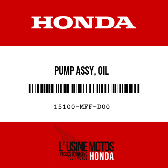 image de 15100-MFF-D00 PUMP ASSY, OIL