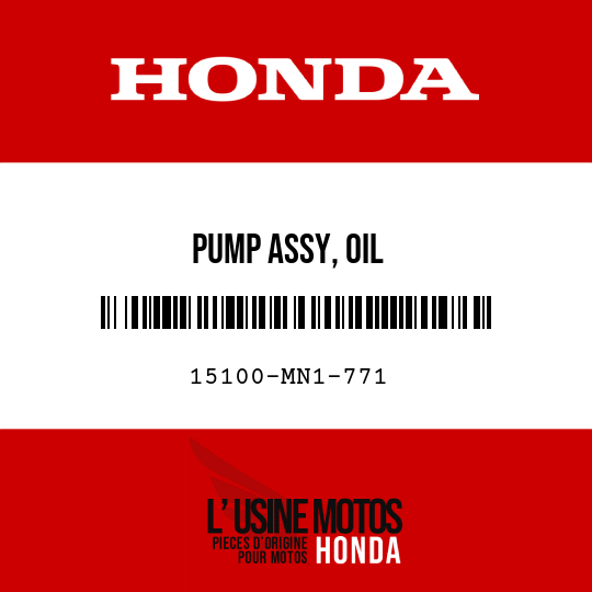 image de 15100-MN1-771 PUMP ASSY, OIL