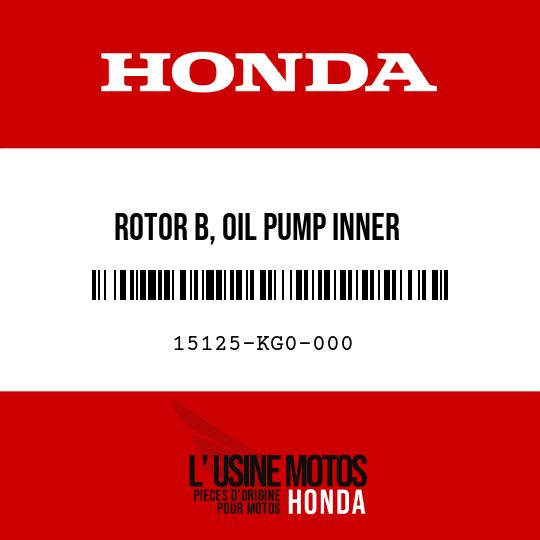 image de 15125-KG0-000 ROTOR B, OIL PUMP INNER