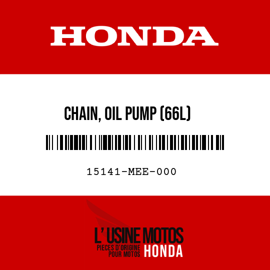 image de 15141-MEE-000 CHAIN, OIL PUMP (66L)
