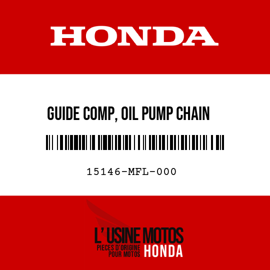 image de 15146-MFL-000 GUIDE COMP, OIL PUMP CHAIN