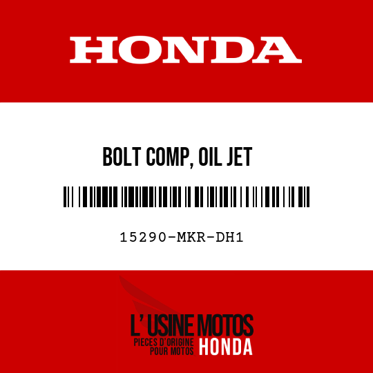 image de 15290-MKR-DH1 BOLT COMP, OIL JET