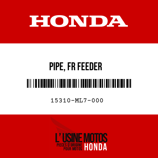image de 15310-ML7-000 PIPE, FR FEEDER