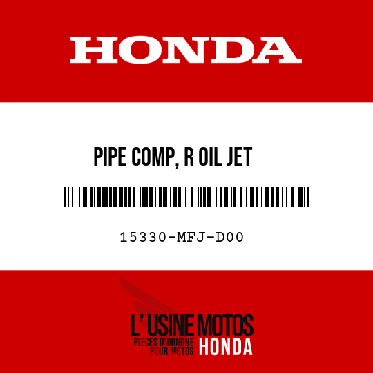 image de 15330-MFJ-D00 PIPE COMP, R OIL JET