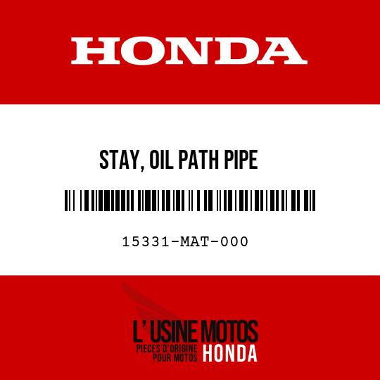image de 15331-MAT-000 STAY, OIL PATH PIPE