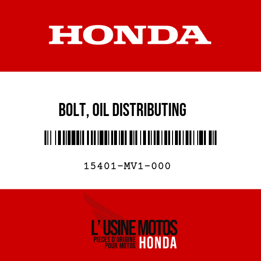 image de 15401-MV1-000 BOLT, OIL DISTRIBUTING