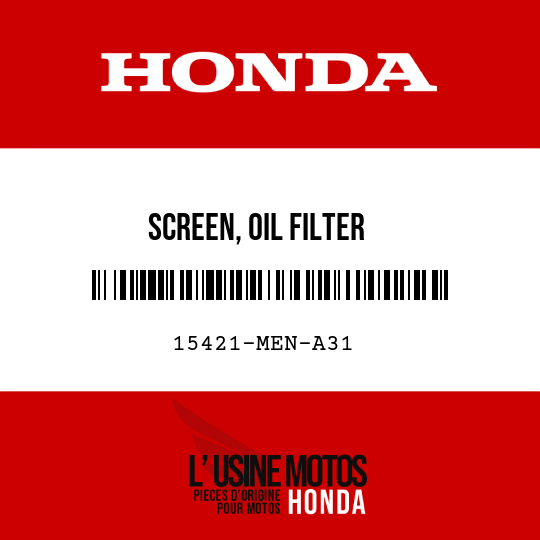 image de 15421-MEN-A31 SCREEN, OIL FILTER