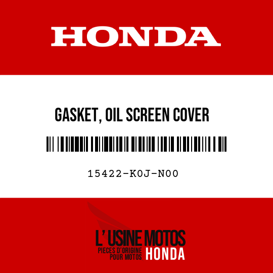 image de 15422-K0J-N00 GASKET, OIL SCREEN COVER