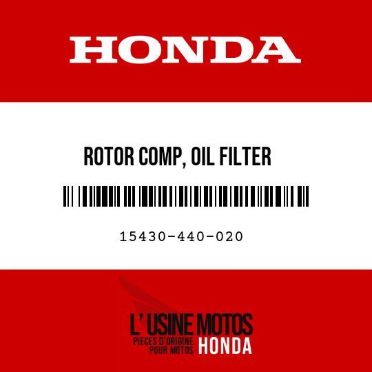 image de 15430-440-020 ROTOR COMP, OIL FILTER