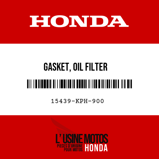 image de 15439-KPH-900 GASKET, OIL FILTER