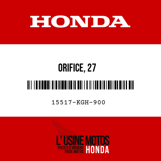 image de 15517-KGH-900 ORIFICE, 27