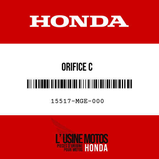 image de 15517-MGE-000 ORIFICE C