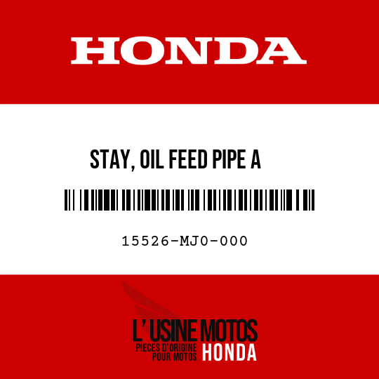 image de 15526-MJ0-000 STAY, OIL FEED PIPE A