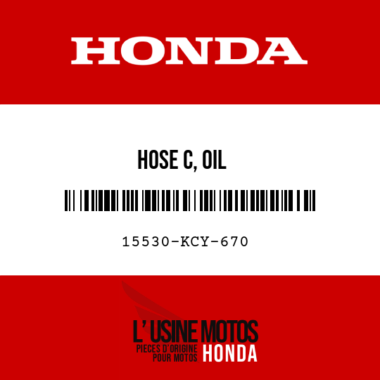 image de 15530-KCY-670 HOSE C, OIL
