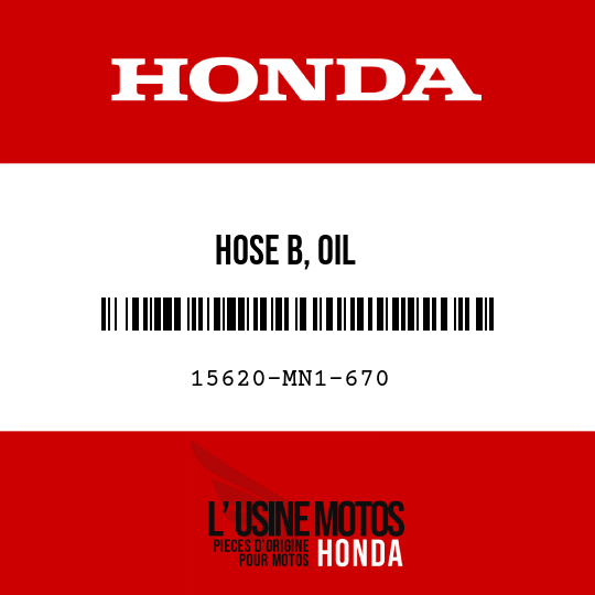 image de 15620-MN1-670 HOSE B, OIL
