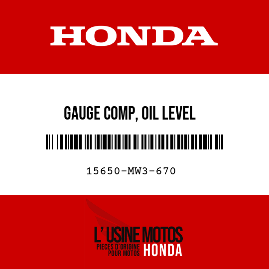 image de 15650-MW3-670 GAUGE COMP, OIL LEVEL